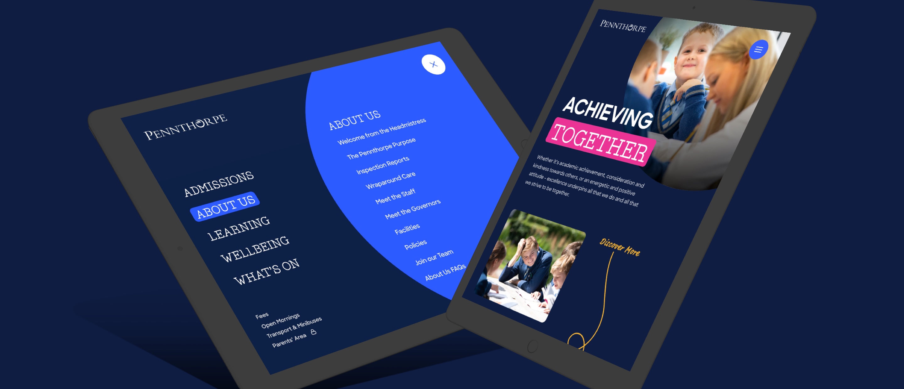 Pennthorpe School – Brand Assets, Website Design, Development, SEO, CMS, Mobile Website, Visual Identities